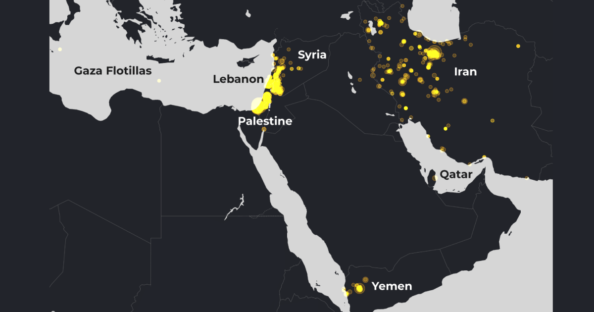 All the countries Israel attacked in 2025: Animated map | Conflict News All the countries Israel attacked in 2025: Animated map | Conflict News