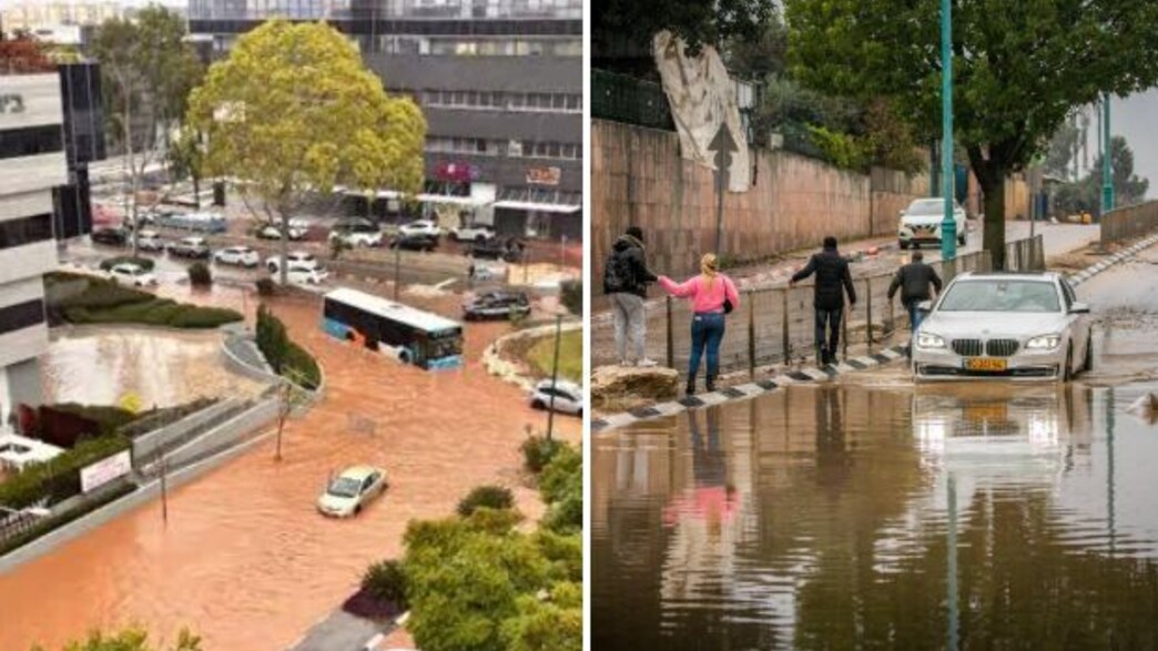 חשש להצפות בערי מישור החוף והשפלה