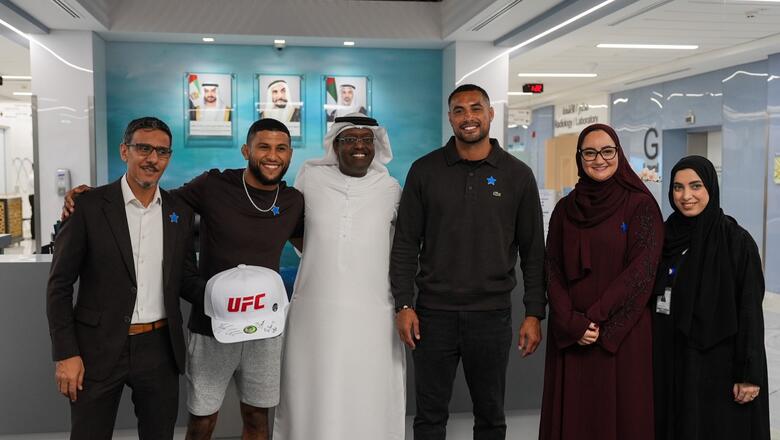 UFC Partners with DCT Abu Dhabi and Make-A-Wish Foundation of UAE to visit Sheikh Khalifa Medical City as part of UFC 321 Fight Week UFC Partners with DCT Abu Dhabi and Make-A-Wish Foundation of UAE to visit Sheikh Khalifa Medical City as part of UFC 321 Fight Week