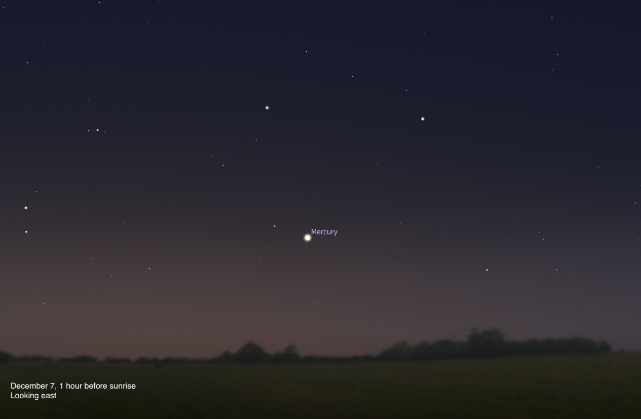 Mercury reaches greatest western elongation Mercury reaches greatest western elongation