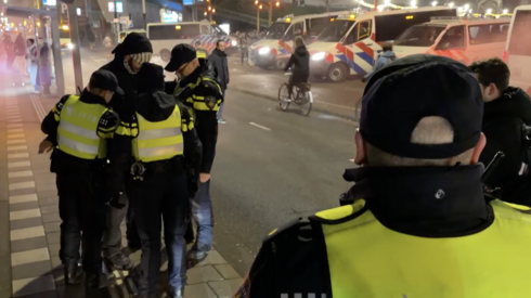 Pro-Palestinian protesters clash with police at Hanukkah event in Amsterdam, 22 arres
