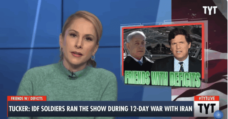 Young Turks videos discuss Qatar, Mark Levin, Charlie Kirk, Tucker Carlson, Iran