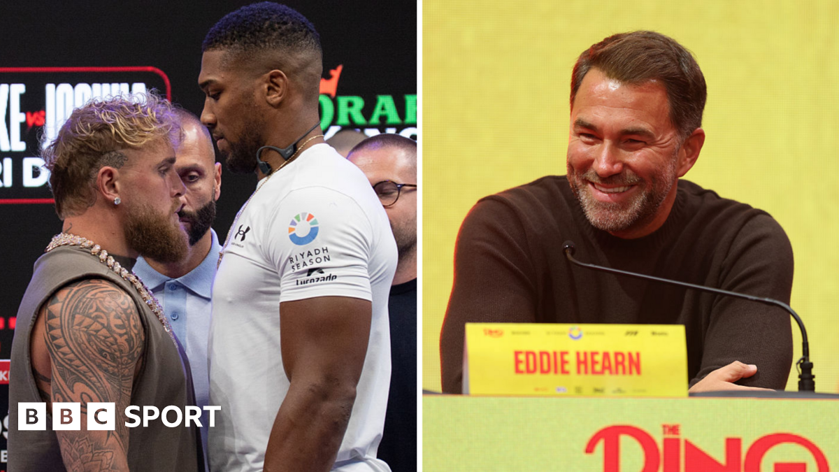 Jake Paul vs Anthony Joshua: Eddie Hearn has no ‘real defence’ for bout but insists fight not scripted Jake Paul vs Anthony Joshua: Eddie Hearn has no ‘real defence’ for bout but insists fight not scripted