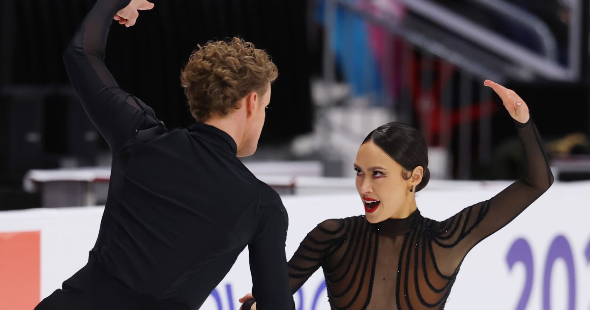 Chock/Bates celebrate three-peat with season best in both programs