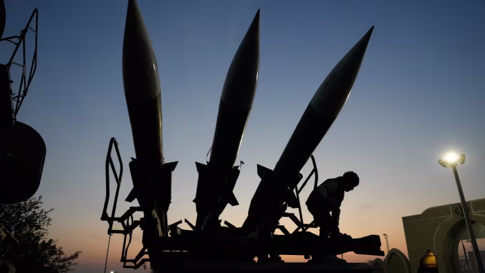 Iran projects military strength with missile and drone exhibition