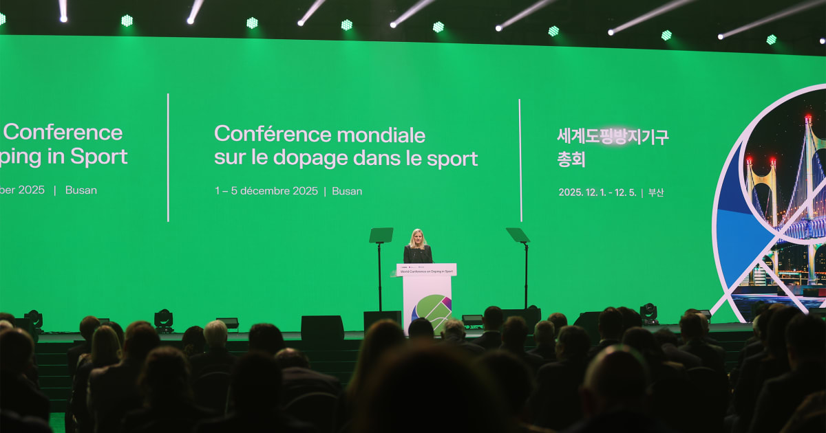 IOC President Coventry calls for unity within the anti-doping community at World Conference on Doping in Sport