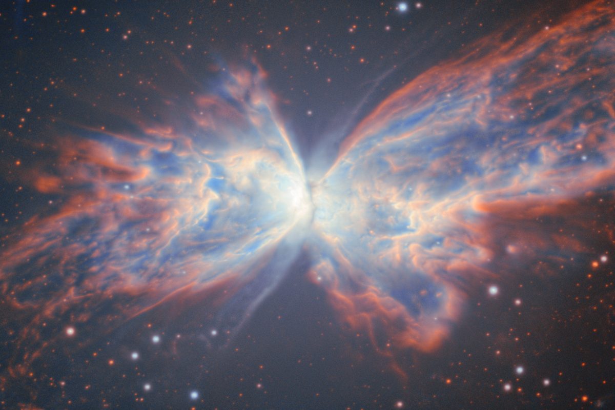 This strange butterfly-shaped cloud in space is what our Sun may look like in 5 billion years