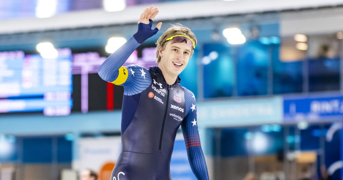 Jordan Stolz completes historic hat-trick, Femke Kok beats Jutta Leerdam at ISU World Cup Heerenveen 2025
