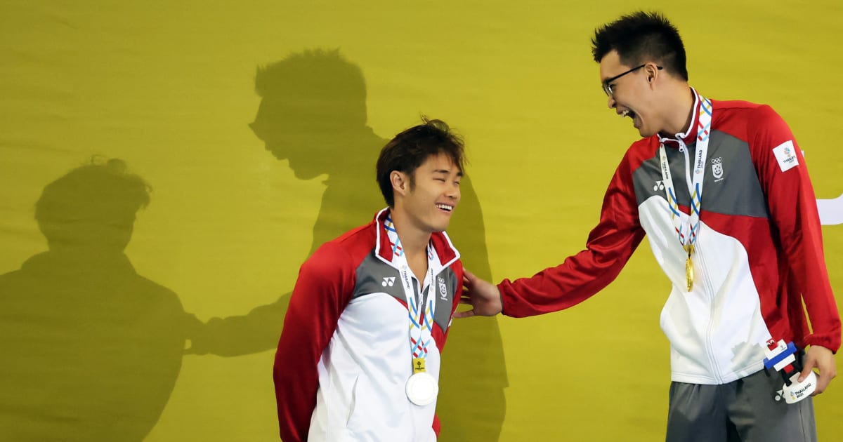 Mikkel Jun Jie Lee takes 50m freestyle gold, Teong Tzen Wei in second