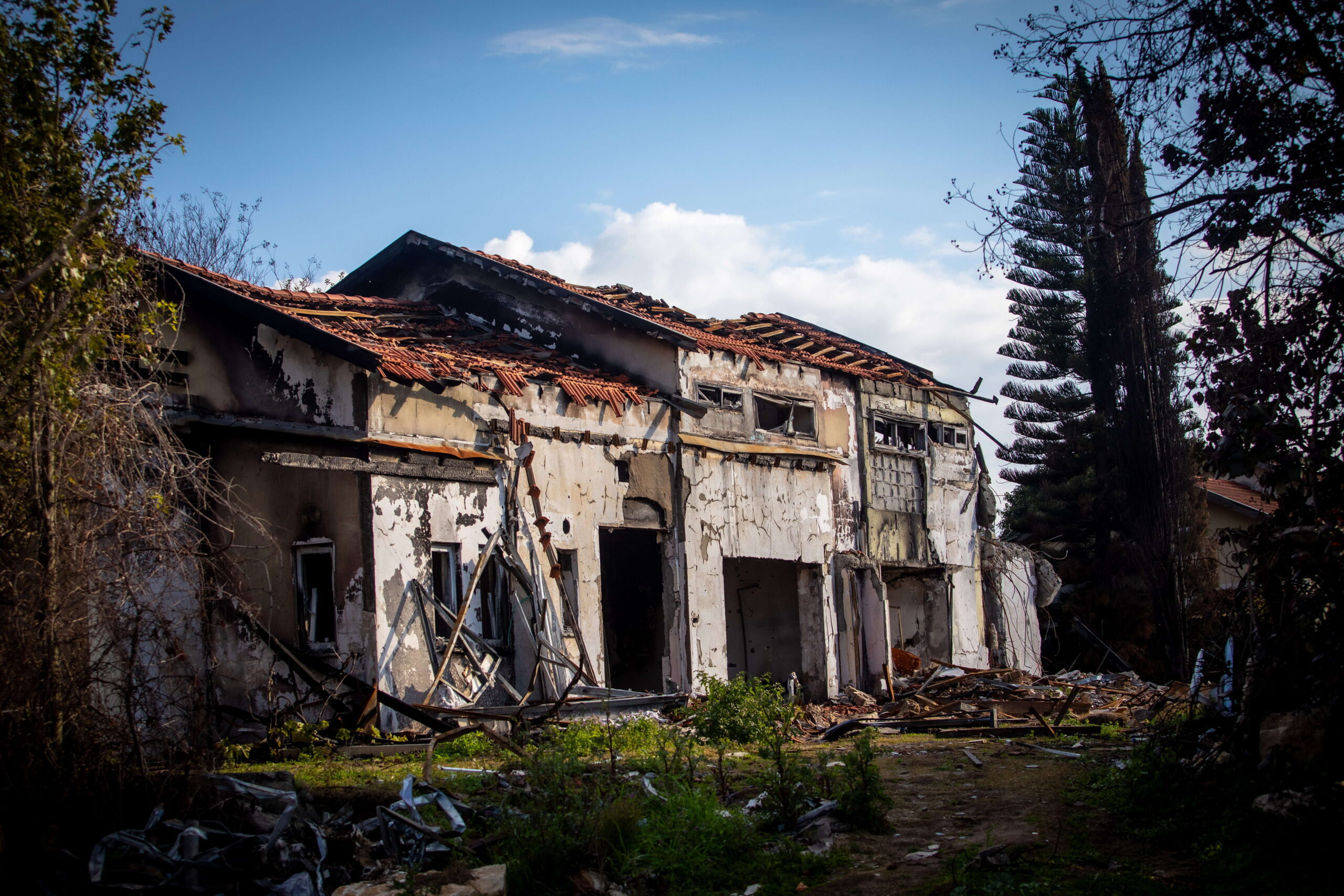 הבית בבארי שבני נפל בו עומד להיהרס
