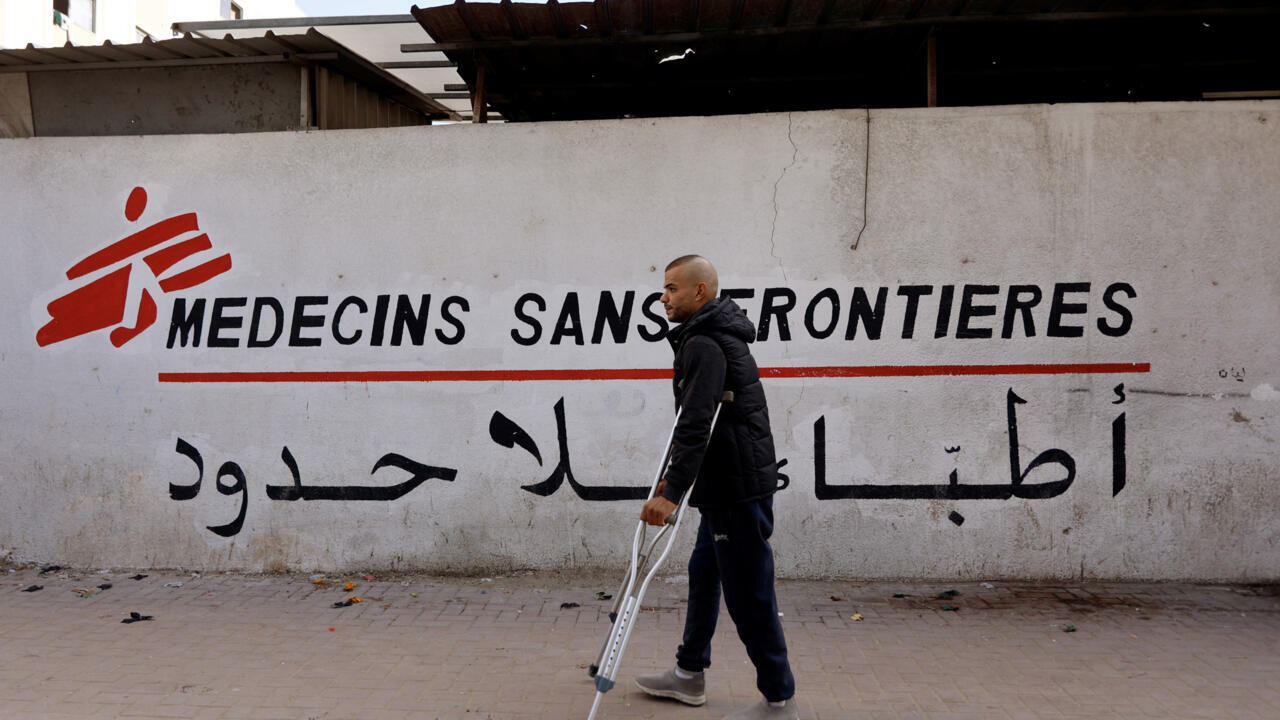 In Gaza hospital, patients cling to MSF as Israel orders it out