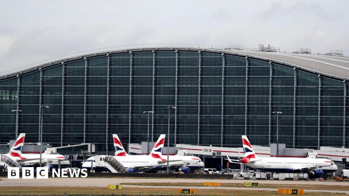 Three deny CS spray robbery at Heathrow Airport