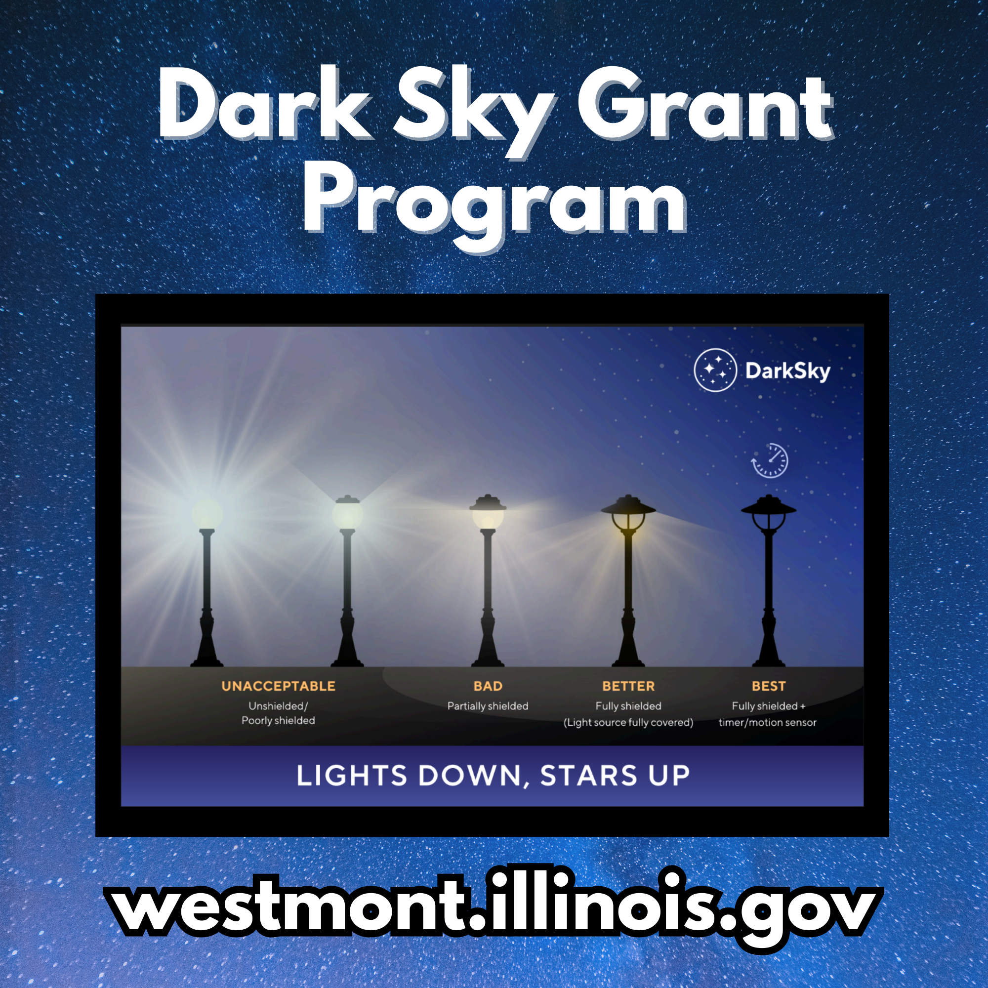 Westmont Offers Dark Sky Grant Opportunity • Westmont, IL