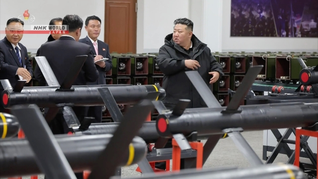 North Korea’s Kim inspects production of tactical guided weapons North Korea’s Kim inspects production of tactical guided weapons