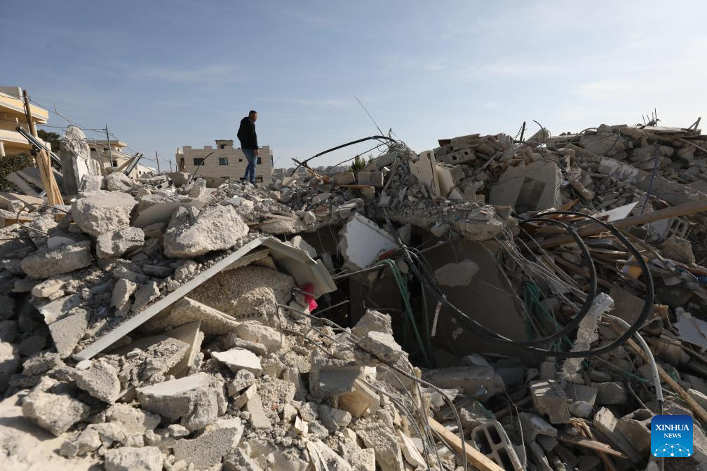 Israeli forces demolish houses in Nablus of West Bank-Xinhua