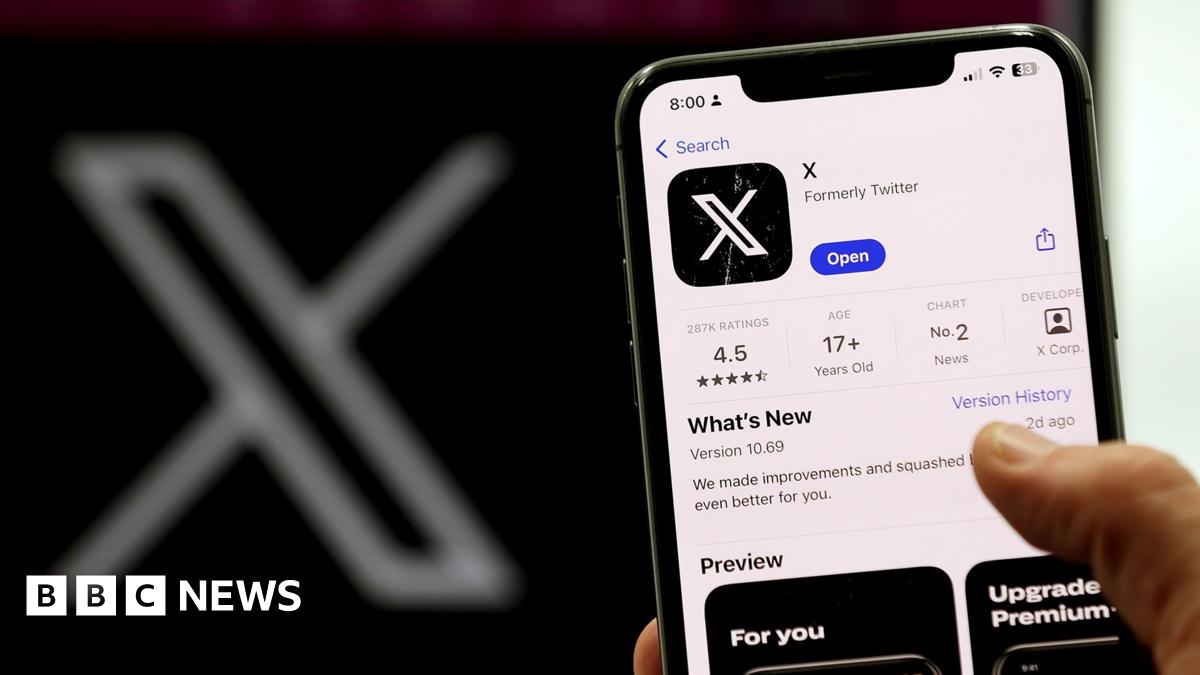 Elon Musk’s X down for tens of thousands of users – live updates