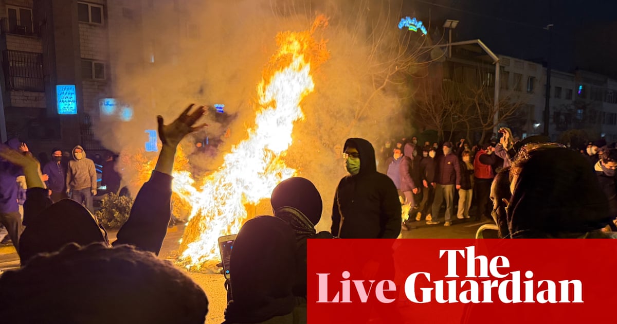 Iran crisis live: some personnel at US military base in Qatar told to leave ‘in response to regional tensions’ | Iran