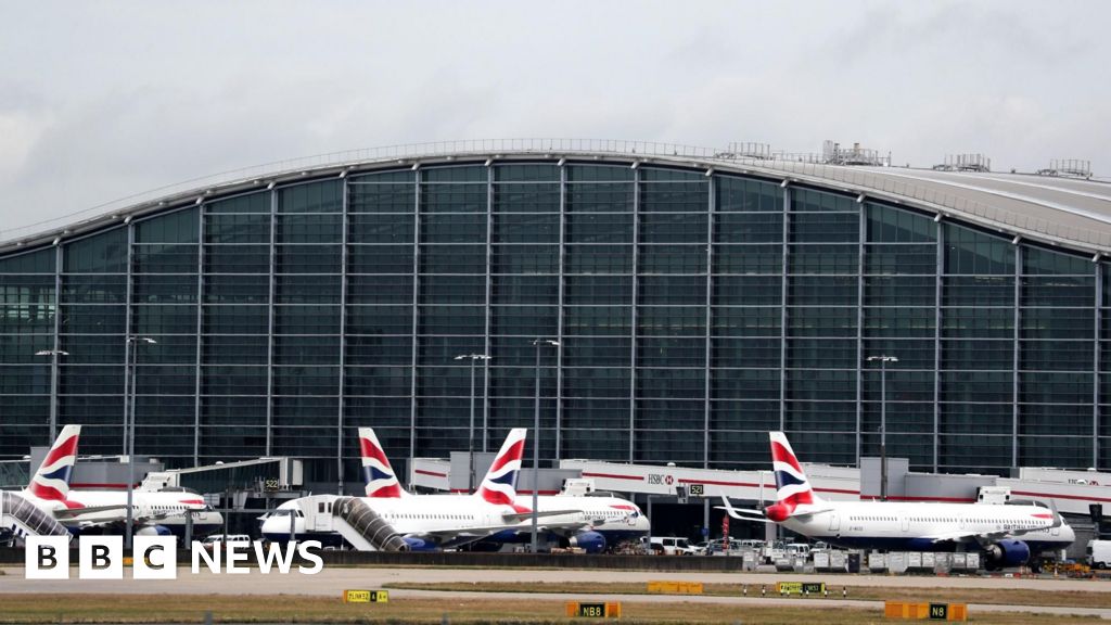 Three deny CS spray robbery at Heathrow Airport
