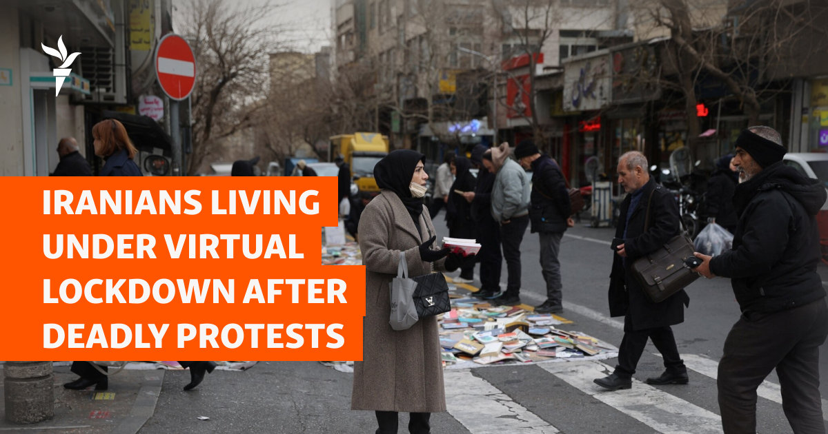 Iranians Living Under Virtual Lockdown After Deadly Protests
