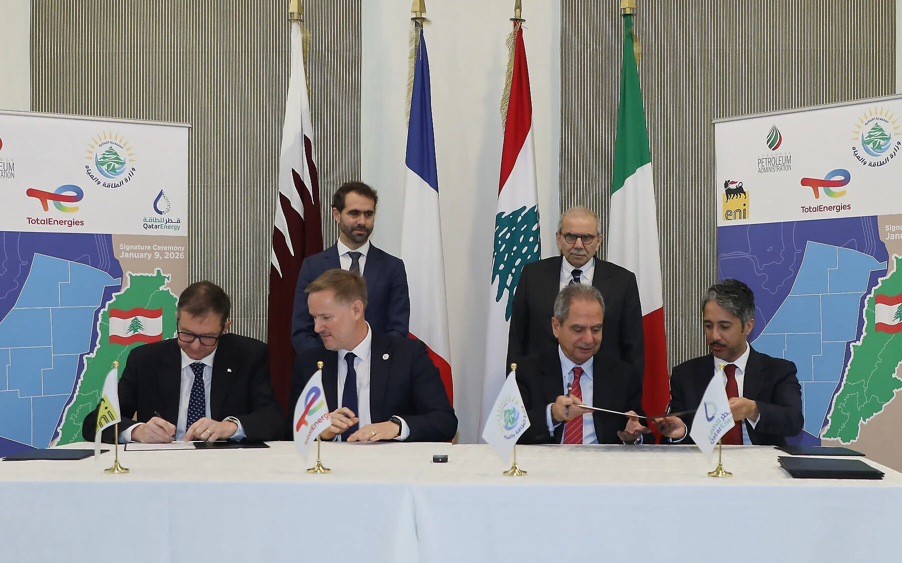 Lebanon inks deal with international firms to explore gas in offshore area bordering Israel Lebanon inks deal with international firms to explore gas in offshore area bordering Israel
