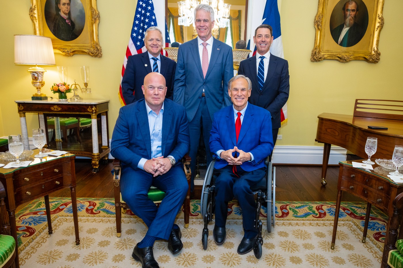 Governor Abbott Meets With U.S. Ambassadors At Governor’s Mansion | Office of the Texas Governor