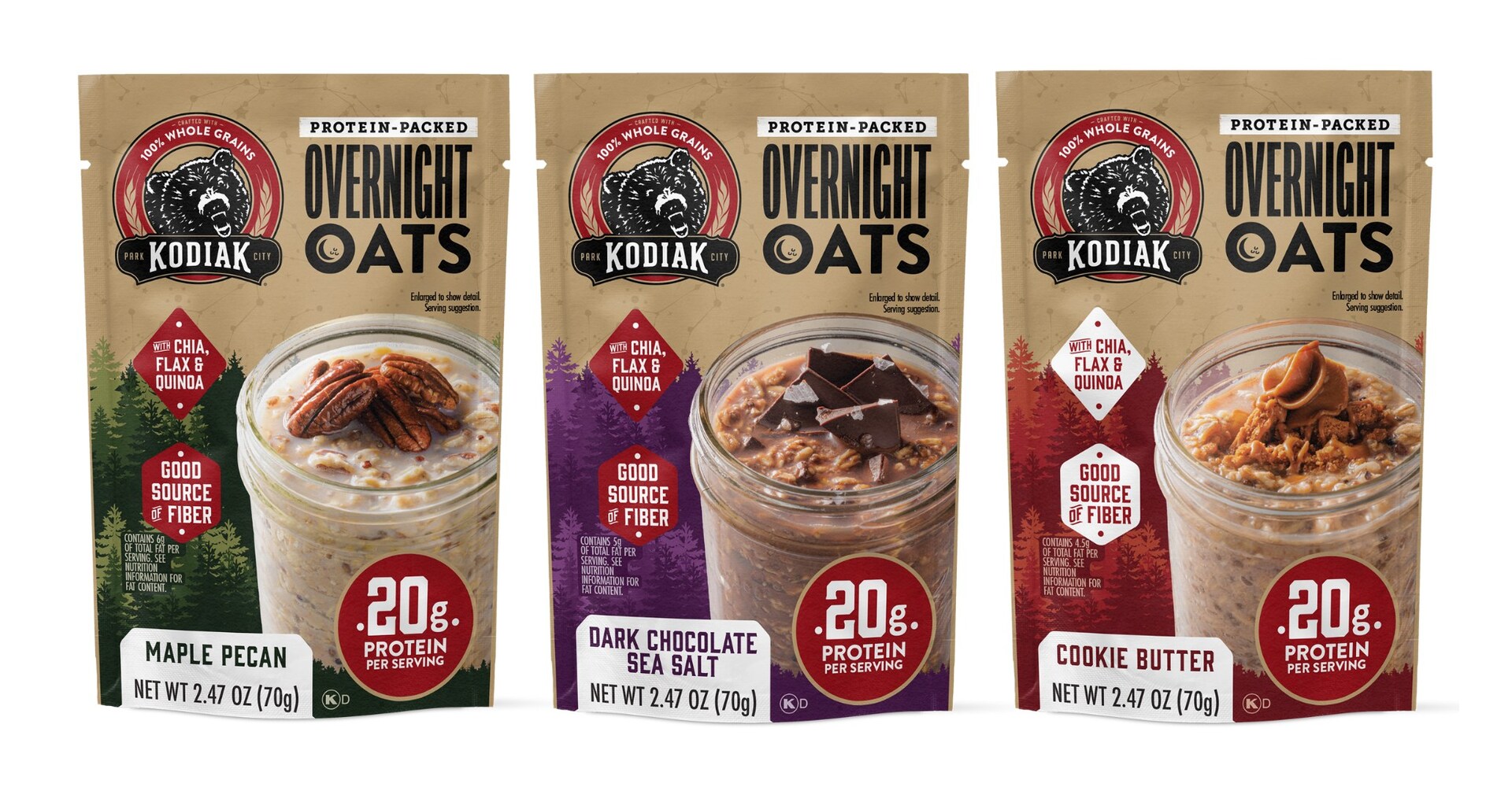 Wake Up to Wild Flavor: Kodiak Launches Overnight Oats