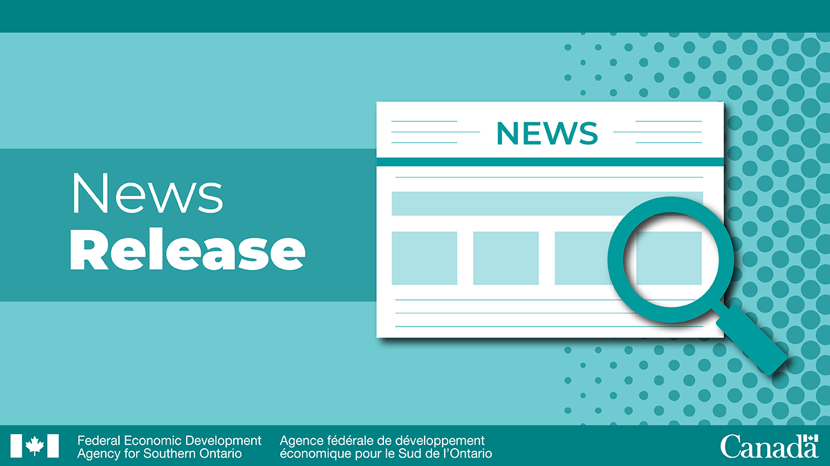 Minister Solomon in Waterloo to announce investment in local companies to scale up production