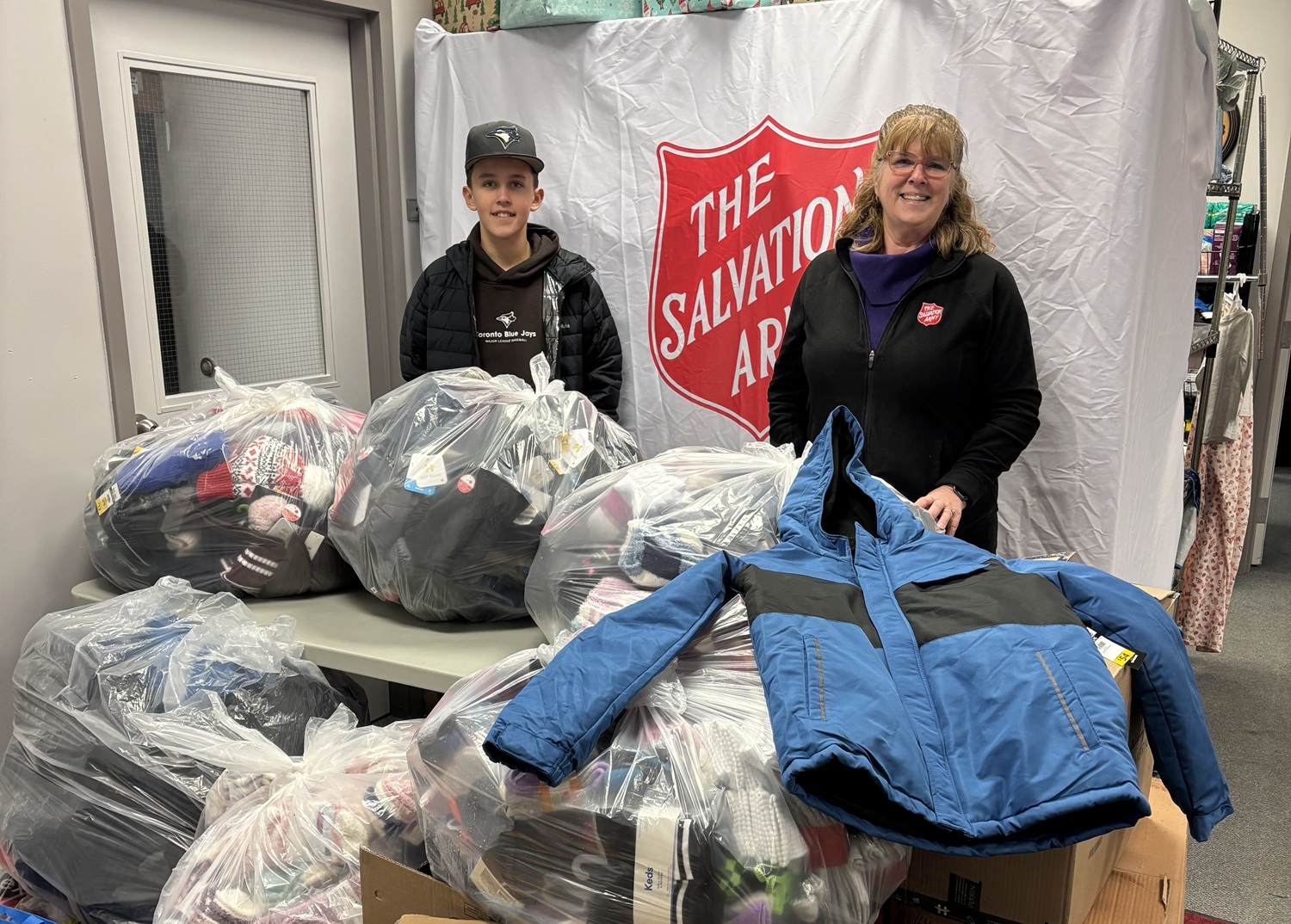 Young Donor Teams Up with The Salvation Army to Keep Children Warm Young Donor Teams Up with The Salvation Army to Keep Children Warm