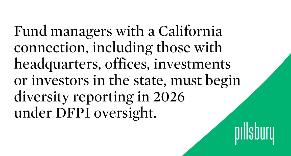 VC Firms Face New California Reporting Mandate VC Firms Face New California Reporting Mandate