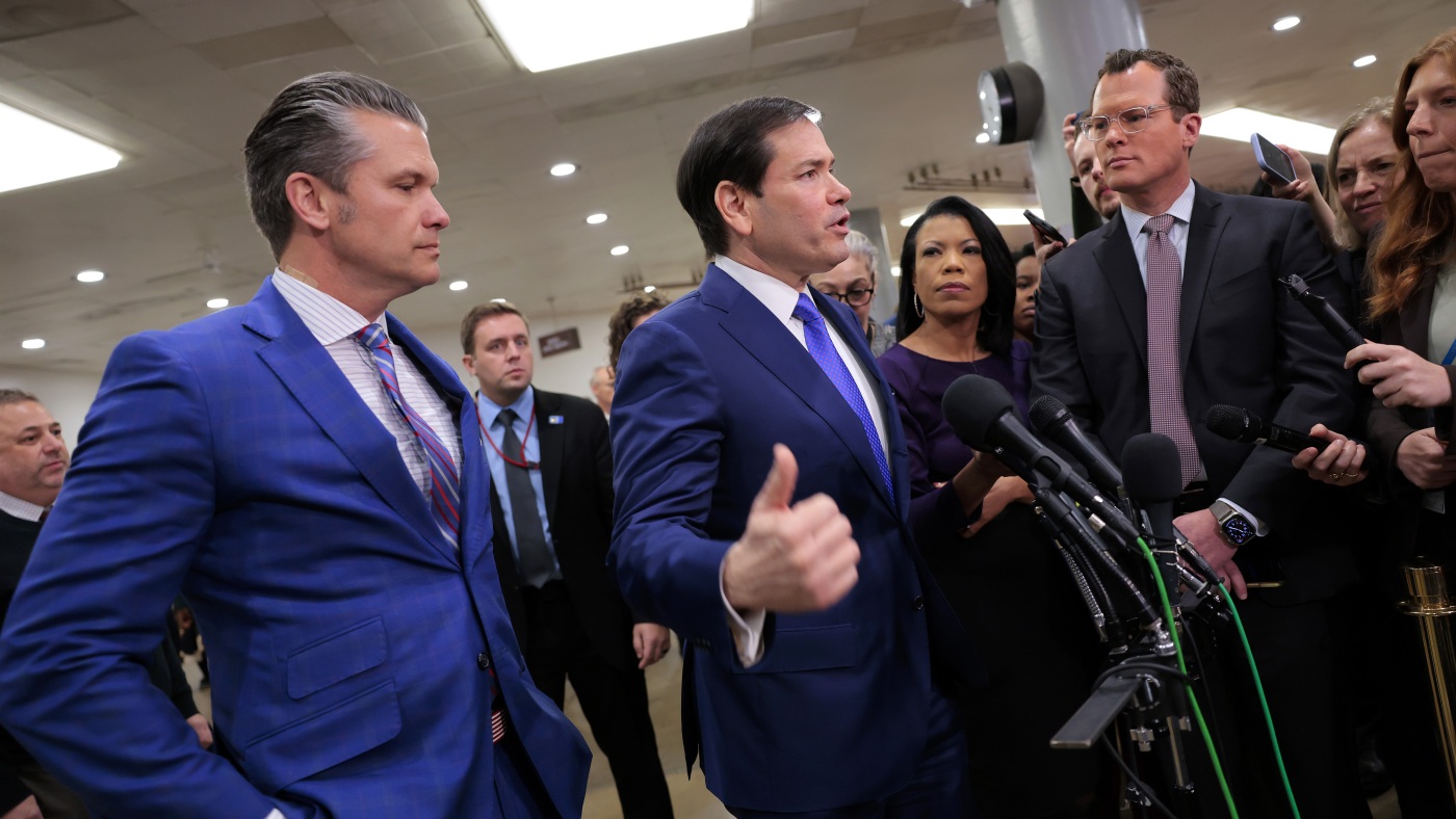 Rubio and Hegseth brief lawmakers on “three fold process” for Venezuela : NPR