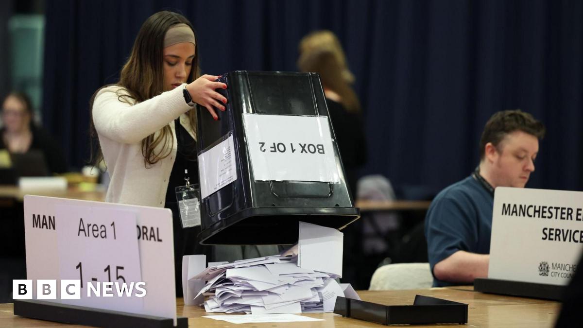 Gorton and Denton by-election: Votes being counted
