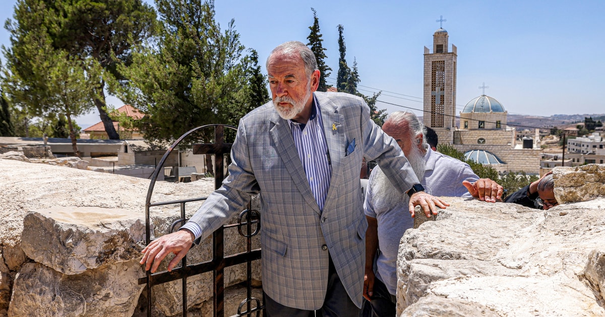 Outcry after Ambassador Mike Huckabee suggests Israel has God-given right to Middle East land Outcry after Ambassador Mike Huckabee suggests Israel has God-given right to Middle East land