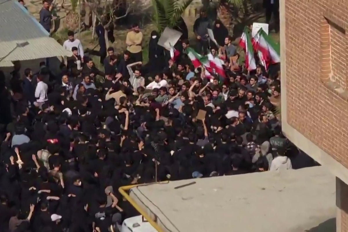Protesters erupt in universities across Iran as Trump weighs military strikes
