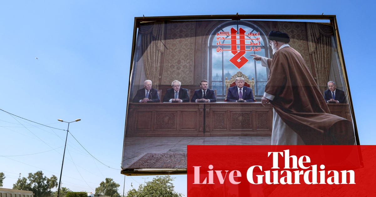 Nato relocates personnel from Iraq mission to Europe amid conflict in Middle East – as it happened | Europe