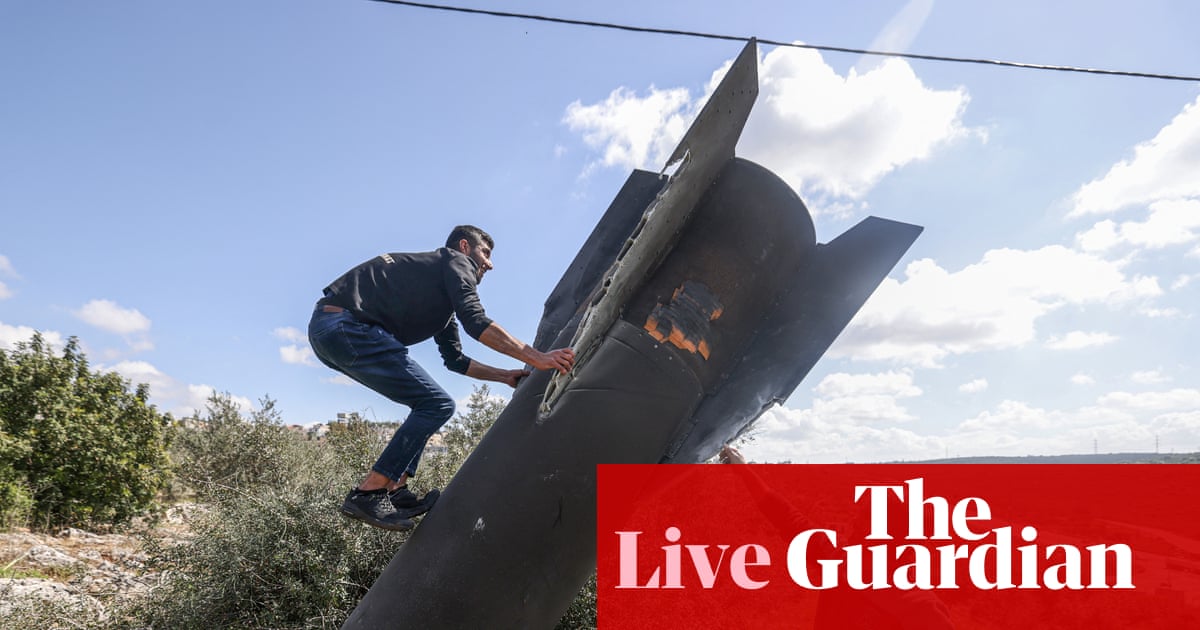 Middle East crisis live: Pakistan reportedly favouring Vance for role in possible US-Iran peace talks | US-Israel war on Iran Middle East crisis live: Pakistan reportedly favouring Vance for role in possible US-Iran peace talks | US-Israel war on Iran