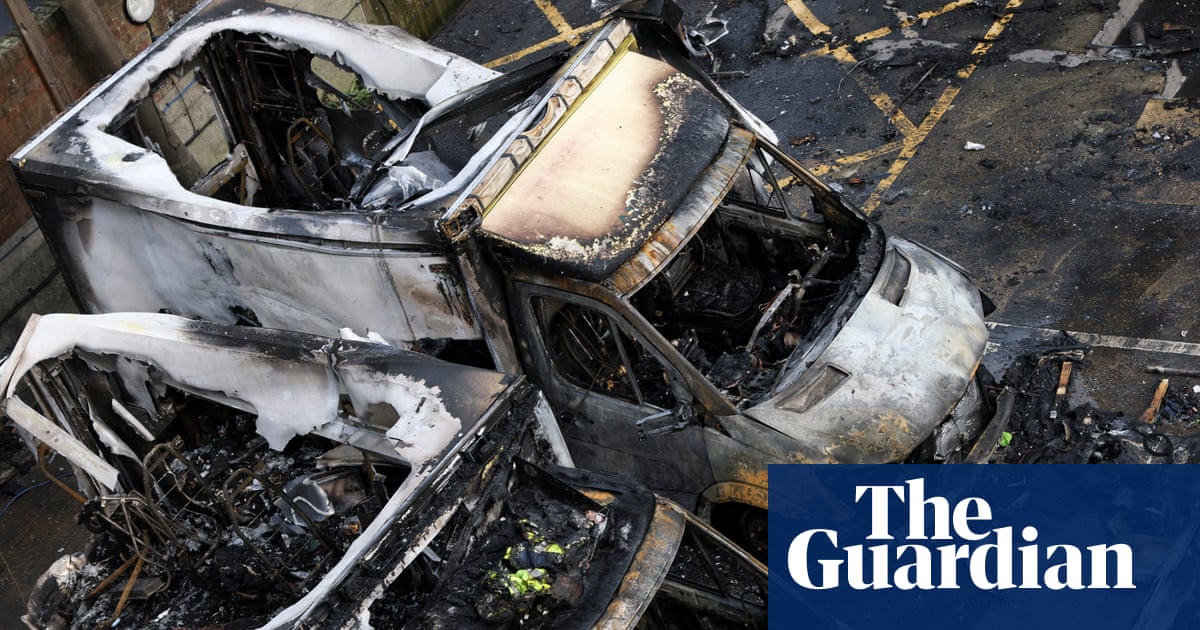 Two men arrested in connection with arson attack on Jewish community ambulances | UK news Two men arrested in connection with arson attack on Jewish community ambulances | UK news
