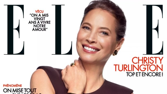 Christy Turlington Flashes Her Infectious Smile on the ‘Divine’ Cover of ELLE France