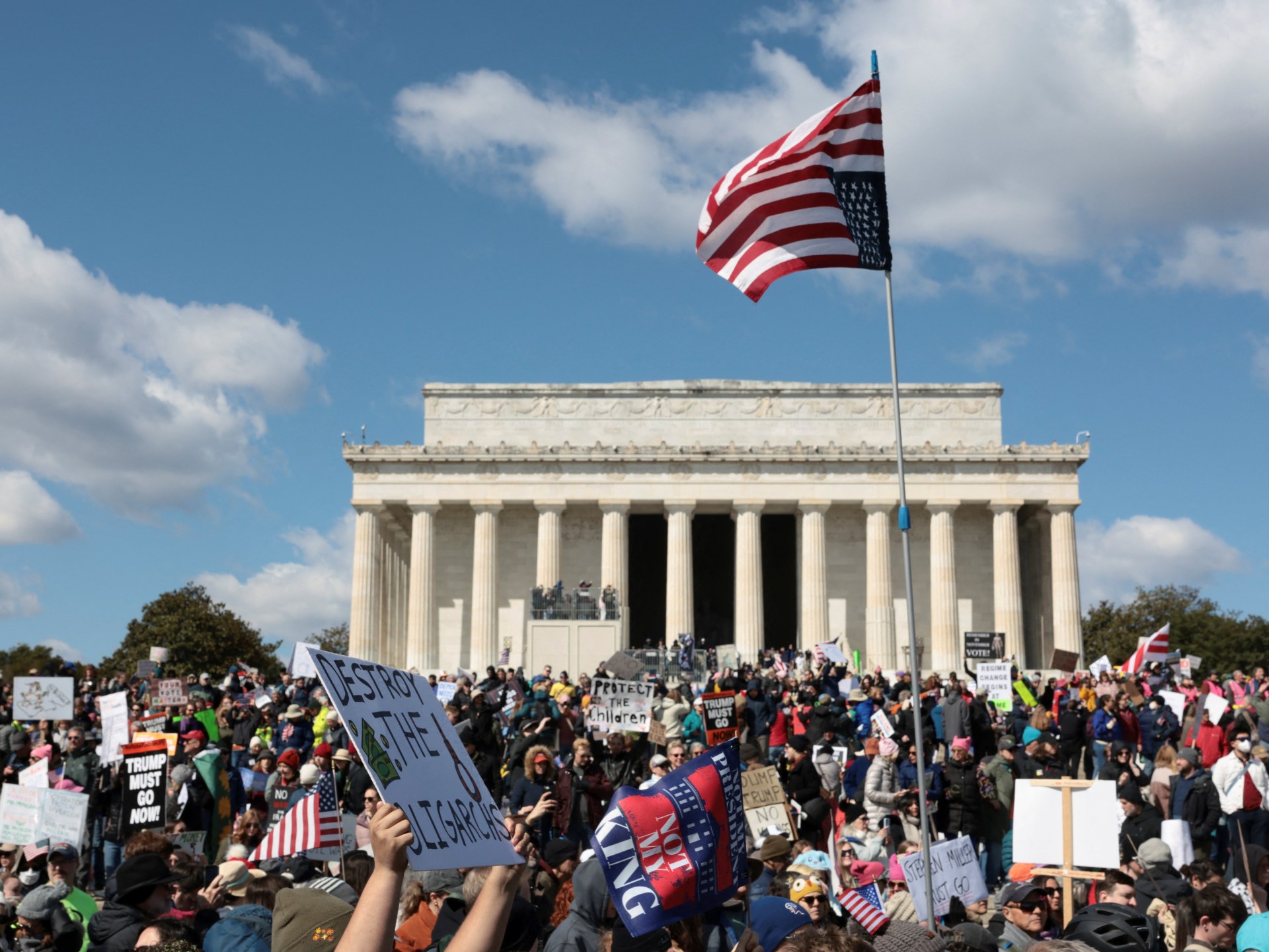 ‘No Kings’ protests erupt across the US, with a Minnesota focus | Protests News