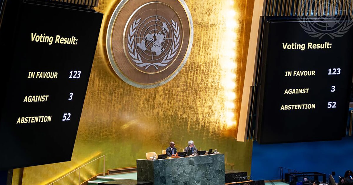 U.S. is one of three countries to vote against U.N. resolution calling slavery a ‘crime against humanity’ U.S. is one of three countries to vote against U.N. resolution calling slavery a ‘crime against humanity’