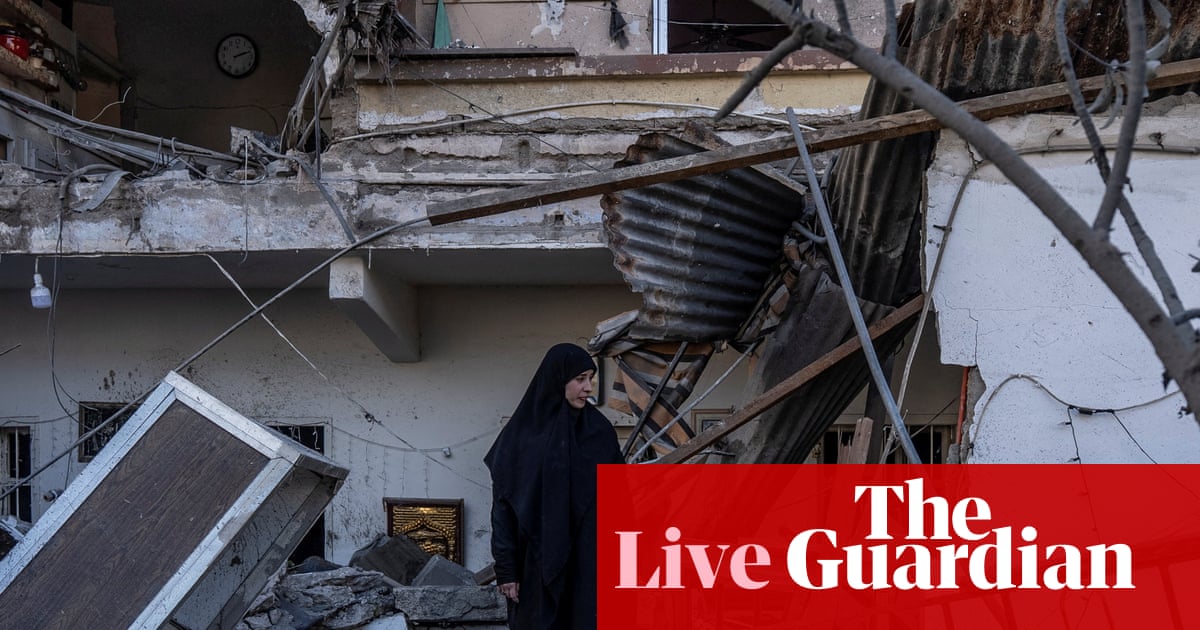 Middle East crisis live: Iran launches strikes on US bases in Gulf; oil prices drop after Trump ‘peace plan’ report | US-Israel war on Iran Middle East crisis live: Iran launches strikes on US bases in Gulf; oil prices drop after Trump ‘peace plan’ report | US-Israel war on Iran