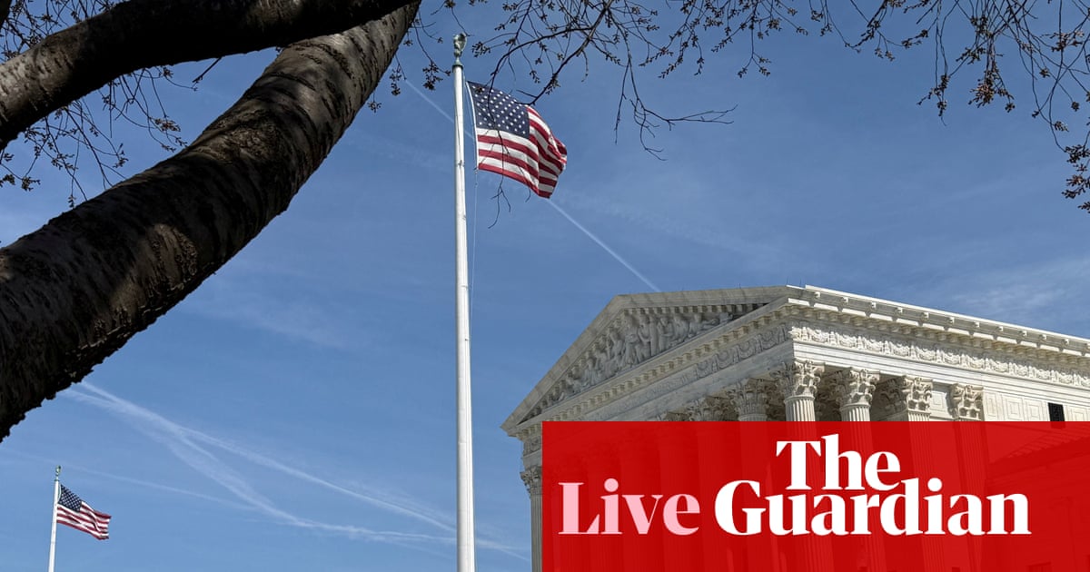 Supreme court will hear arguments in challenge to legal protections for Haitian and Syrian immigrants – US politics live | US news