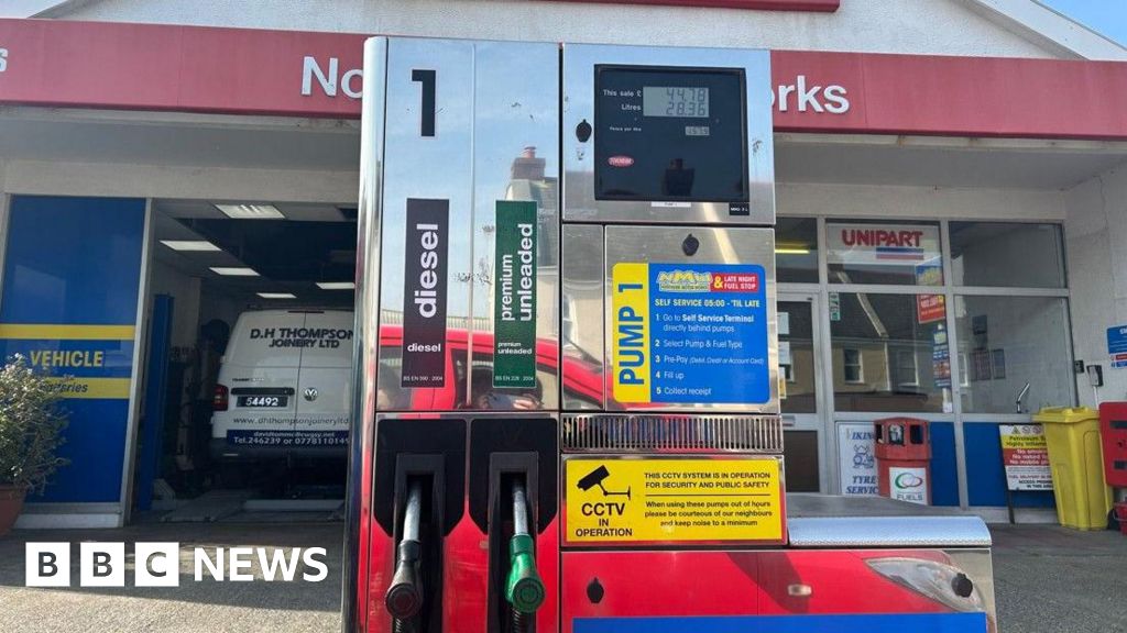 Guernsey garages forced to 'play it by ear' as prices rise – BBC