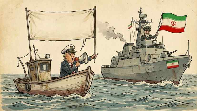 Iran has ridiculed Trump’s calls to ensure the safety of the Strait of Hormuz