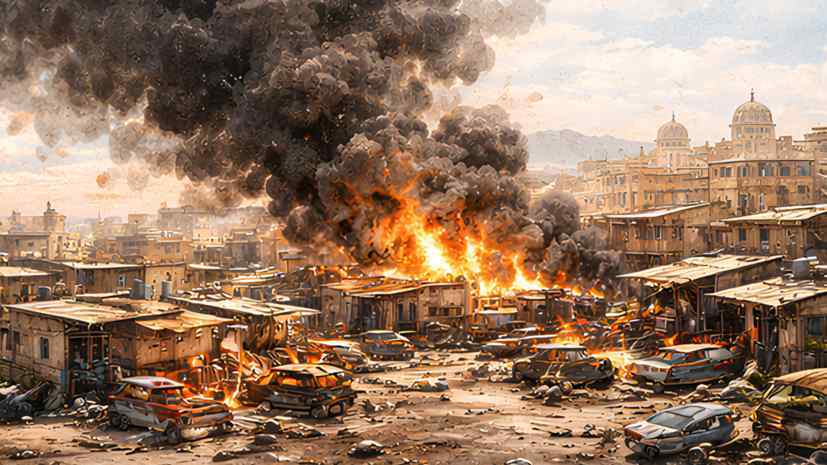 The United States attacked an ammunition depot in Isfahan, Iran