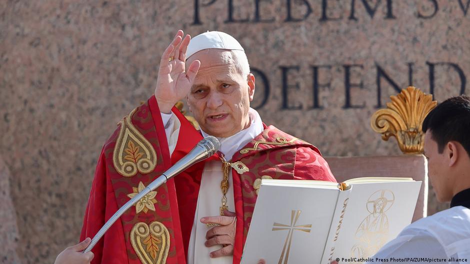 Pope Leo condemns using God to justify war