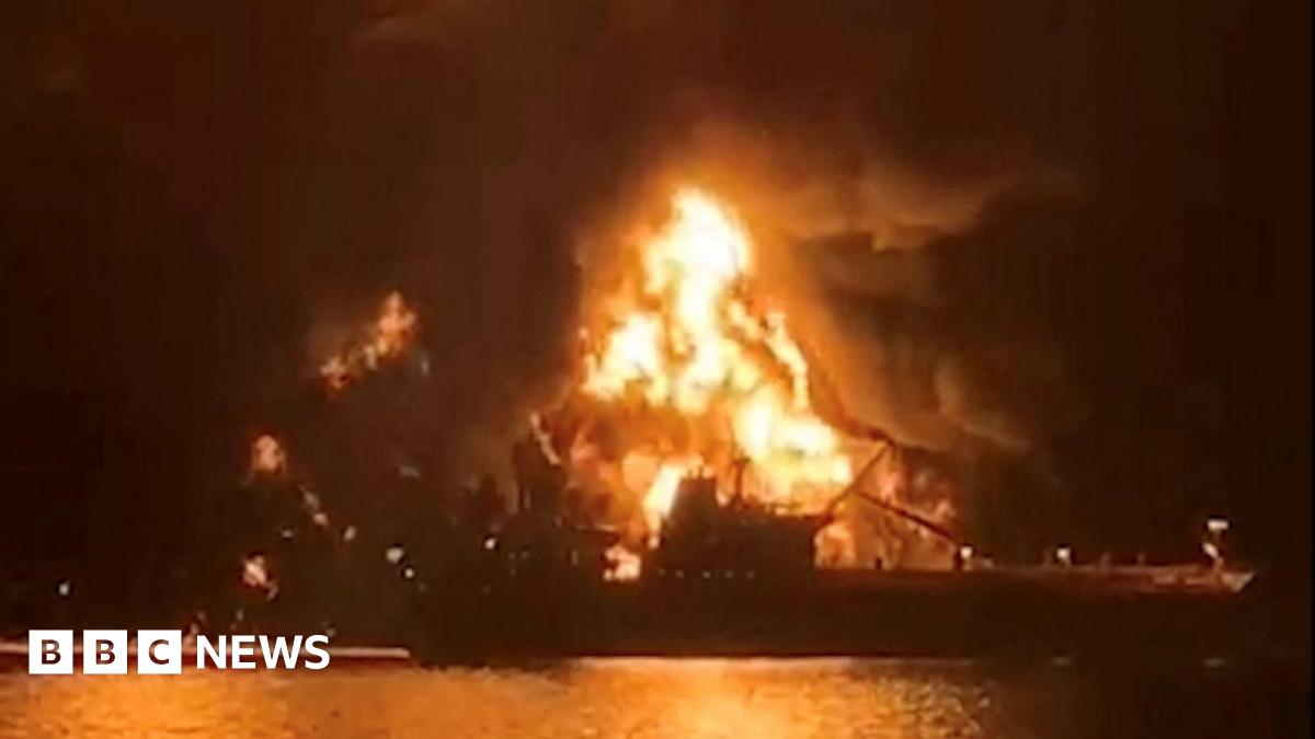 Oil price surges back to about 0 as explosions reported on two more foreign ships in Gulf – follow live