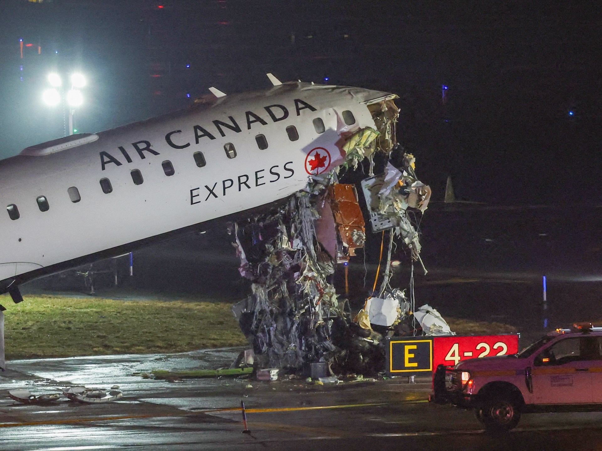 New York’s LaGuardia airport closed after Air Canada jet hits vehicle | Aviation News