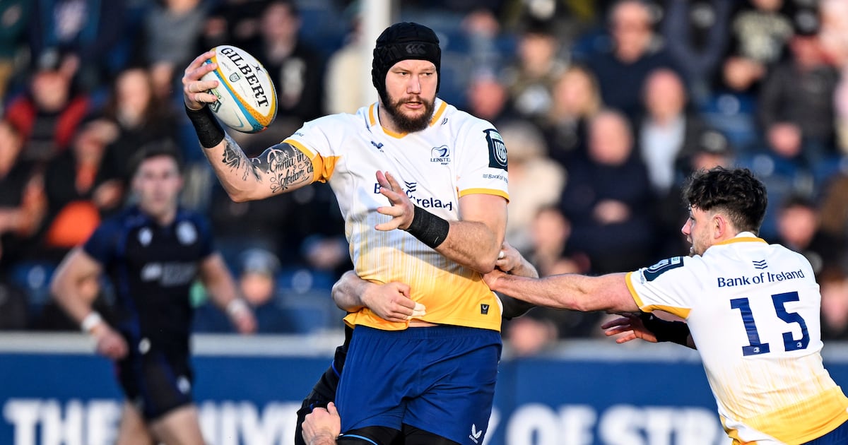 Leinster confirm RG Snyman is out for the season after rupturing ACL – The Irish Times