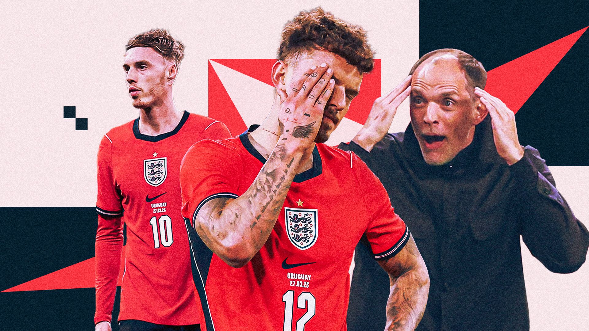 England player ratings vs Uruguay: Ben White’s rollercoaster return! Arsenal star goes from villain, to hero, to villain again as Cole Palmer upstages Phil Foden in World Cup auditions