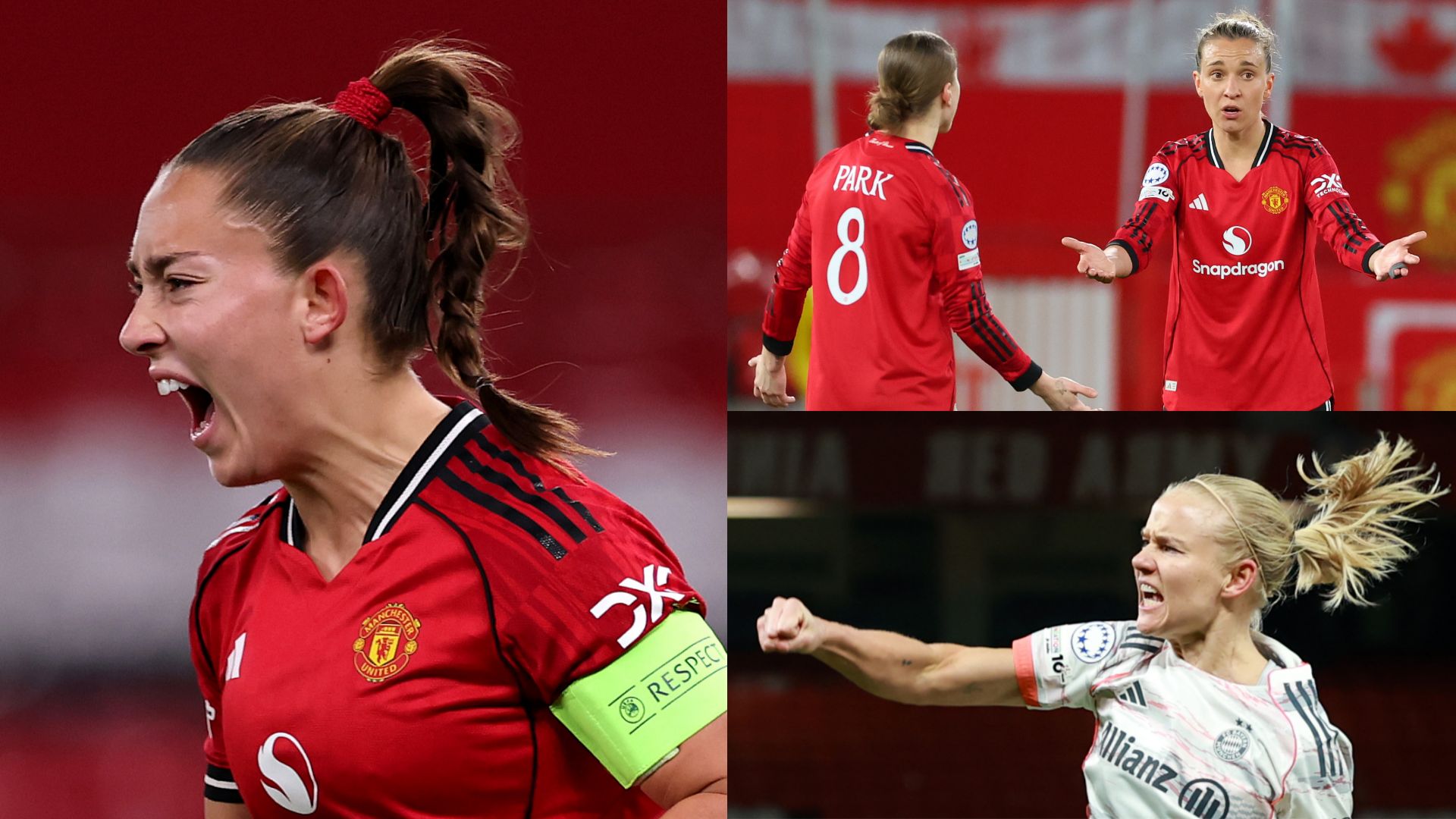 Man Utd women’s player ratings vs Bayern Munich: Defensive lapses prove costly as familiar foe Pernille Harder puts Red Devils on brink of Champions League exit